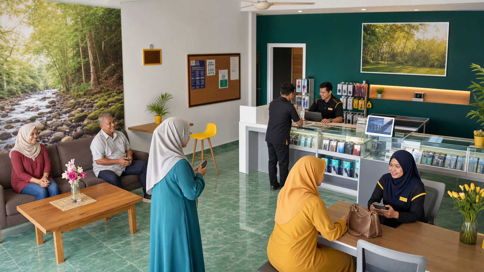 Khidmat pelanggan D'CRUMOON